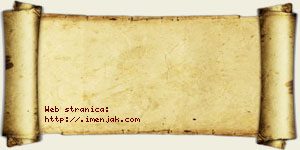 Isak Batoćanin vizit kartica